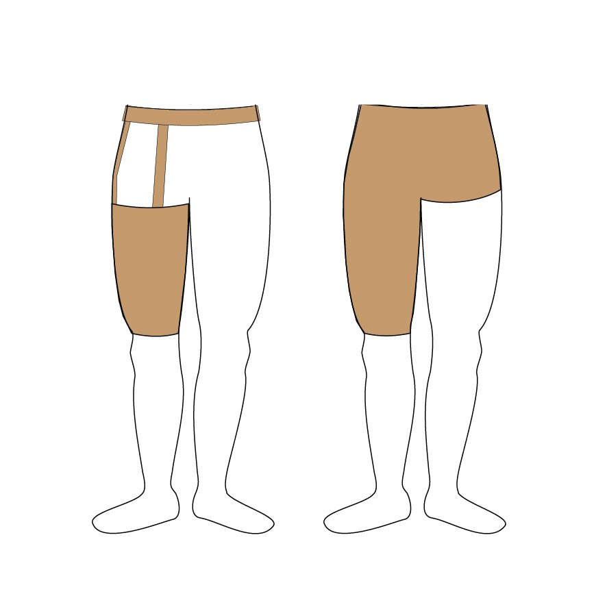 Custom Compression Thigh Support for muscle recovery and pain relief